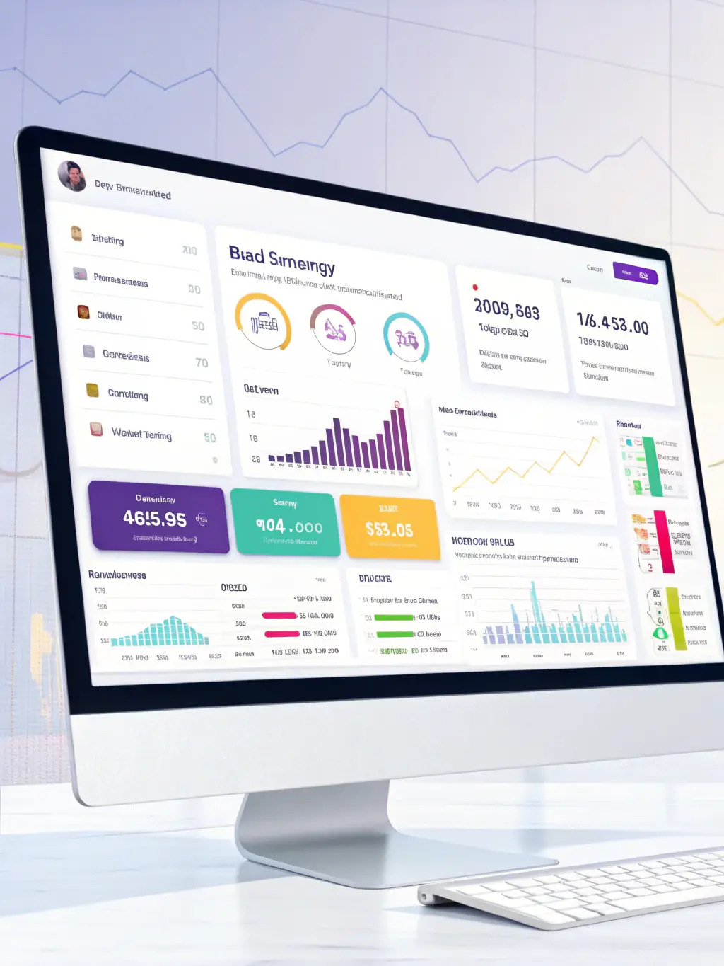 A visual of inventory dashboards displaying predictive analytics and stock levels in real-time, illustrating AI-Based Inventory Management.